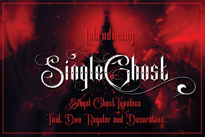 Single Ghost Font preview